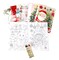 TINYMILLS Christmas Coloring Books with Crayons, 12 Pack Holiday Activity Books, 8 x 5.7 Inch Vintage Snowman Design, Party Favors and Stocking Stuffers